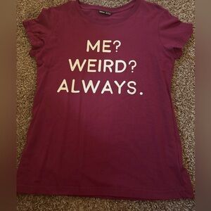 SHEIN Purple Short Sleeve Tee